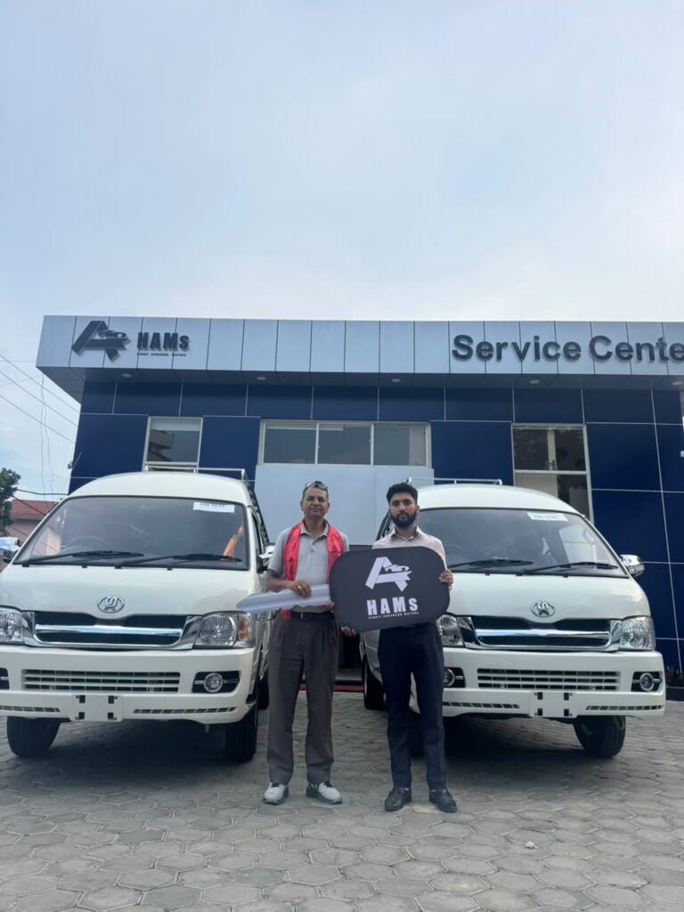 HAMs Motors customer vehicle delivery