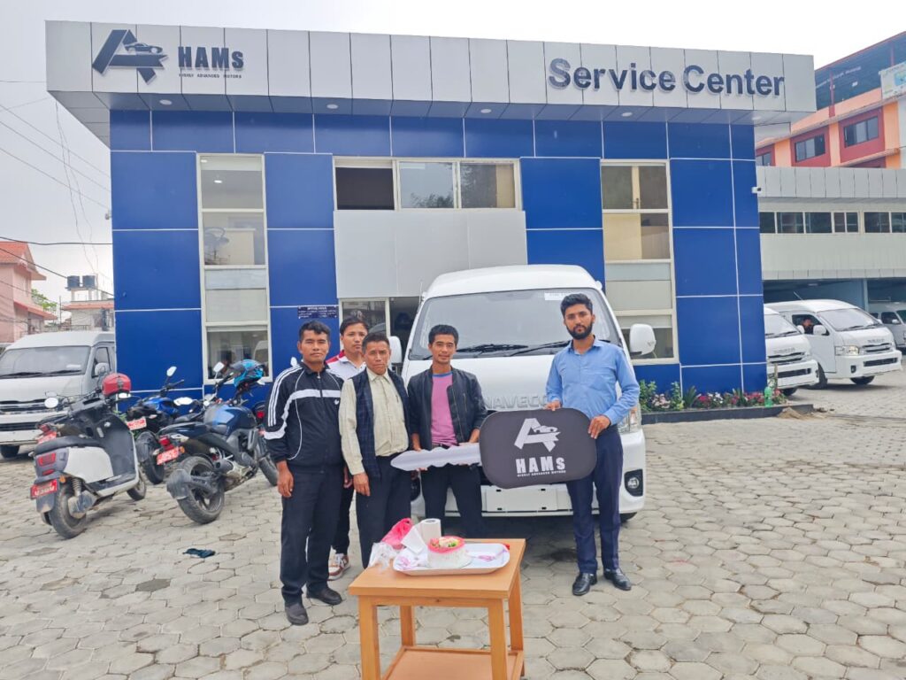 HAMs Motors customer vehicle delivery